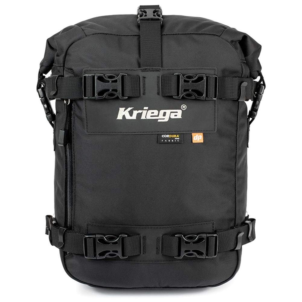 Kriega Hecktasche Motorrad Motorradtasche Aufsatz-/Hecktasche/Tankrucksack US-10 Drypack wasserdicht, Unisex, Multipurpose, Ganzjährig, Nylon, schwarz von Kriega