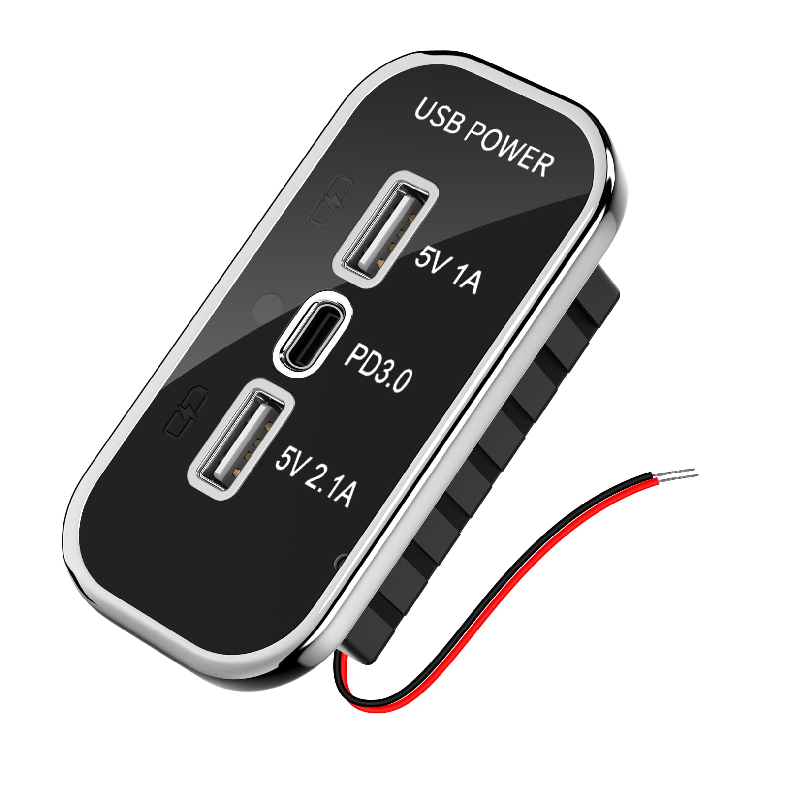 Kriogor USB C Steckdose 12V Wohnmobil Ladegerät, PD3.0 & 2,1A & 1A Steckdose 12V Einbau Camper, Auto USB Steckdose 12v für Auto Boot LKW Wohnwagen Kriogor USB C Steckdose 12V Wohnmobil Ladegerät, PD3.0 & 2,1A & 1A Steckdose 12V Einbau Camper, Auto USB Steckdose 12v für Auto Boot LKW Wohnwagen von Kriogor