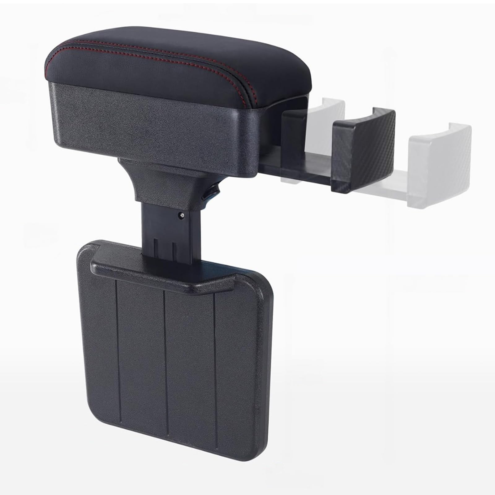 Krtopo Auto Armlehne Aufbewahrungsbox mit Getränkehalter - Auto Mittelkonsole Abdeckung Hebbar Einstellbare Höhe Armlehne Extender Ellenbogen und Unterarm Handgelenkstütze Dehnbare Armlehne Unterarm Krtopo Auto Armlehne Aufbewahrungsbox mit Getränkehalter - Auto Mittelkonsole Abdeckung Hebbar Einstellbare Höhe Armlehne Extender Ellenbogen und Unterarm Handgelenkstütze Dehnbare Armlehne Unterarm von Krtopo