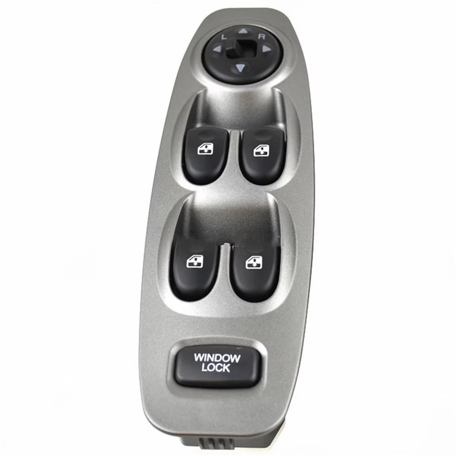 Elektrischer Fensterheberregler 93570-25000 Grau Power Fensterheber Master Control Schalter Für Hyundai Für Accent 2000 2001 2002 2003 2004 2005 Elektrische Schalter Fensterheber(Silver with Auto) von Ksjosji