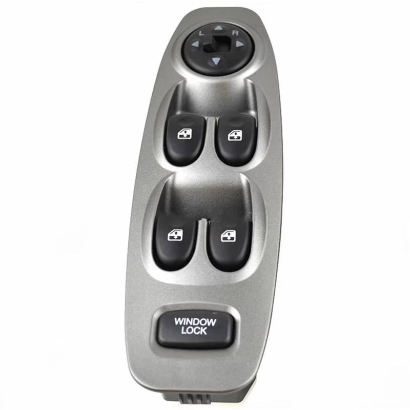 Elektrischer Fensterheberregler 93570-25000 Grau Power Fensterheber Master Control Schalter Für Hyundai Für Accent 2000 2001 2002 2003 2004 2005 Elektrische Schalter Fensterheber(Silver with Auto) von Ksjosji