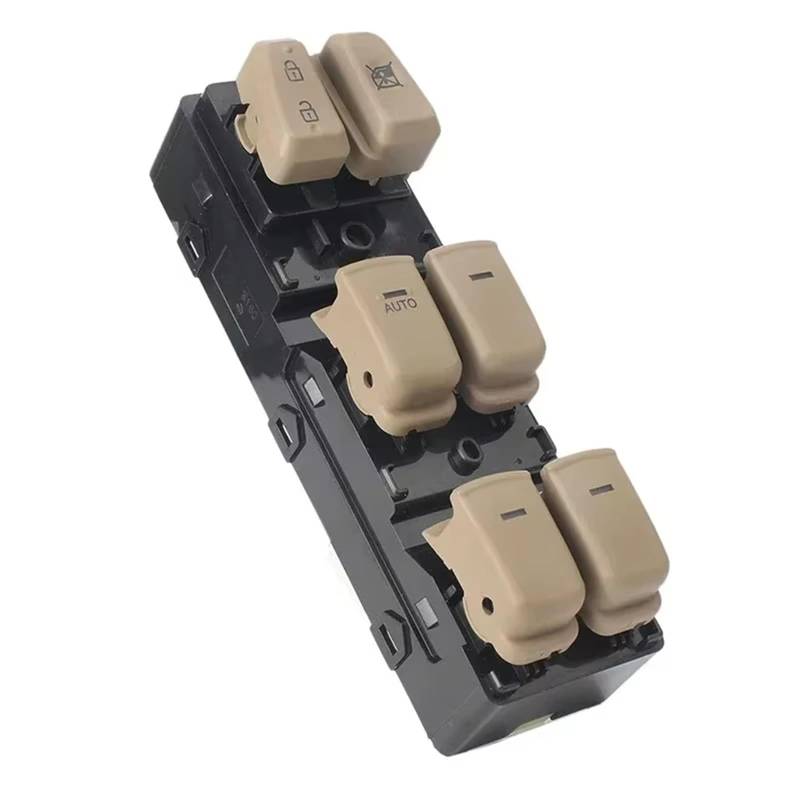 Elektrischer Fensterheberregler 93570-3S000 Fahrerseite Power Master Fenster Control Schalter Für Hyundai Für Sonata 2011 2012 2013 2014 2015 2016 Elektrische Schalter Fensterheber(Beige) von Ksjosji