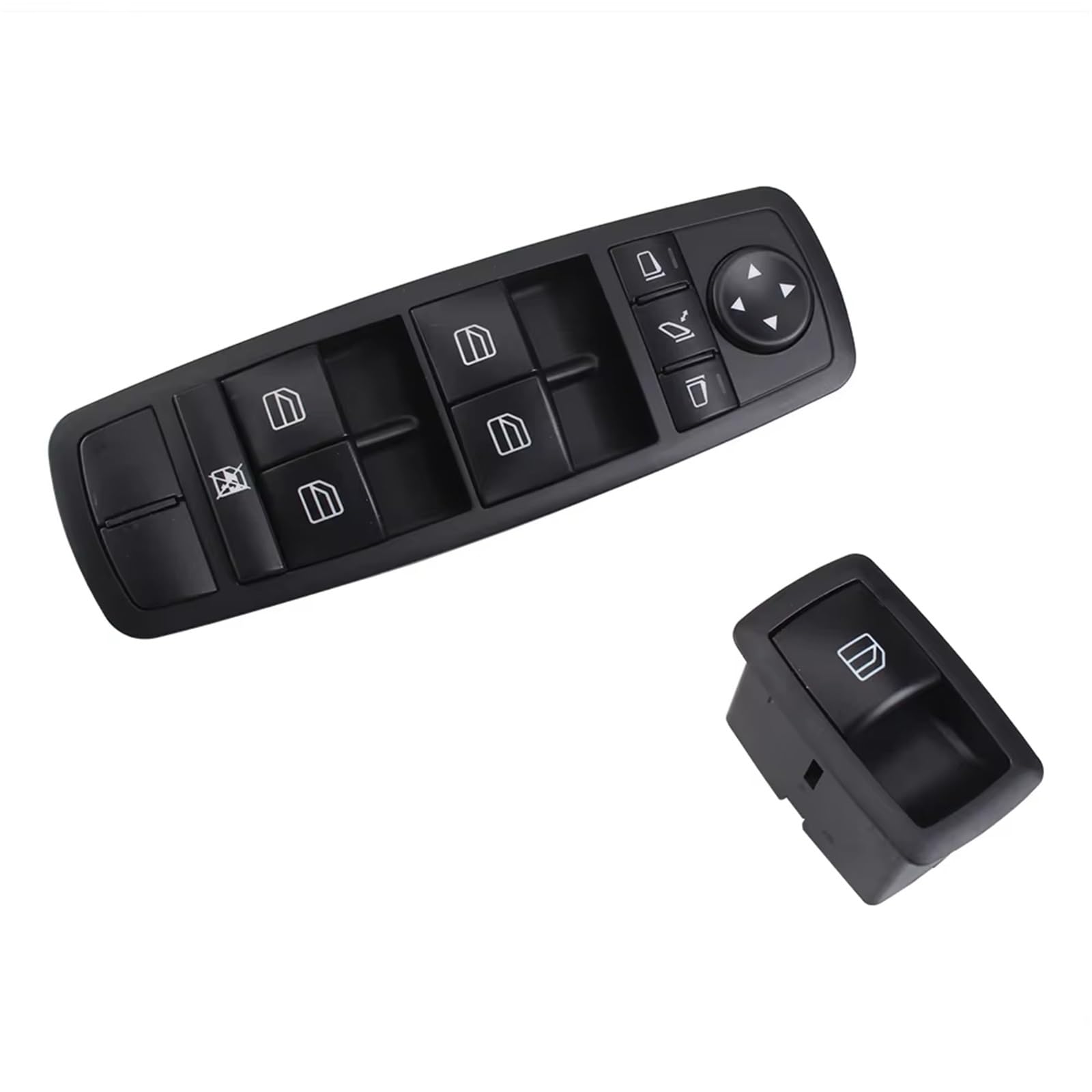 Elektrischer Fensterheberregler Elektrischer Fensterheberschalter vorne Links für Benz ML GL W164 A2518300290 2518300290 2518200510 Elektrische Schalter Fensterheber(BA) von Ksjosji