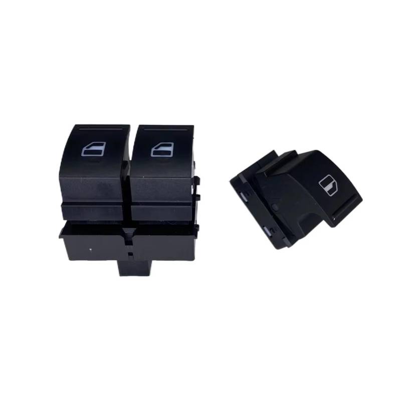 Elektrischer Fensterheberregler Fahrer Passagier Auto Power Fenster Control Schalter 2 Tür Für SEAT Altea Leon Toledo 2002-2016 1K3959857A, 2K0959857A Elektrische Schalter Fensterheber(Set) von Ksjosji