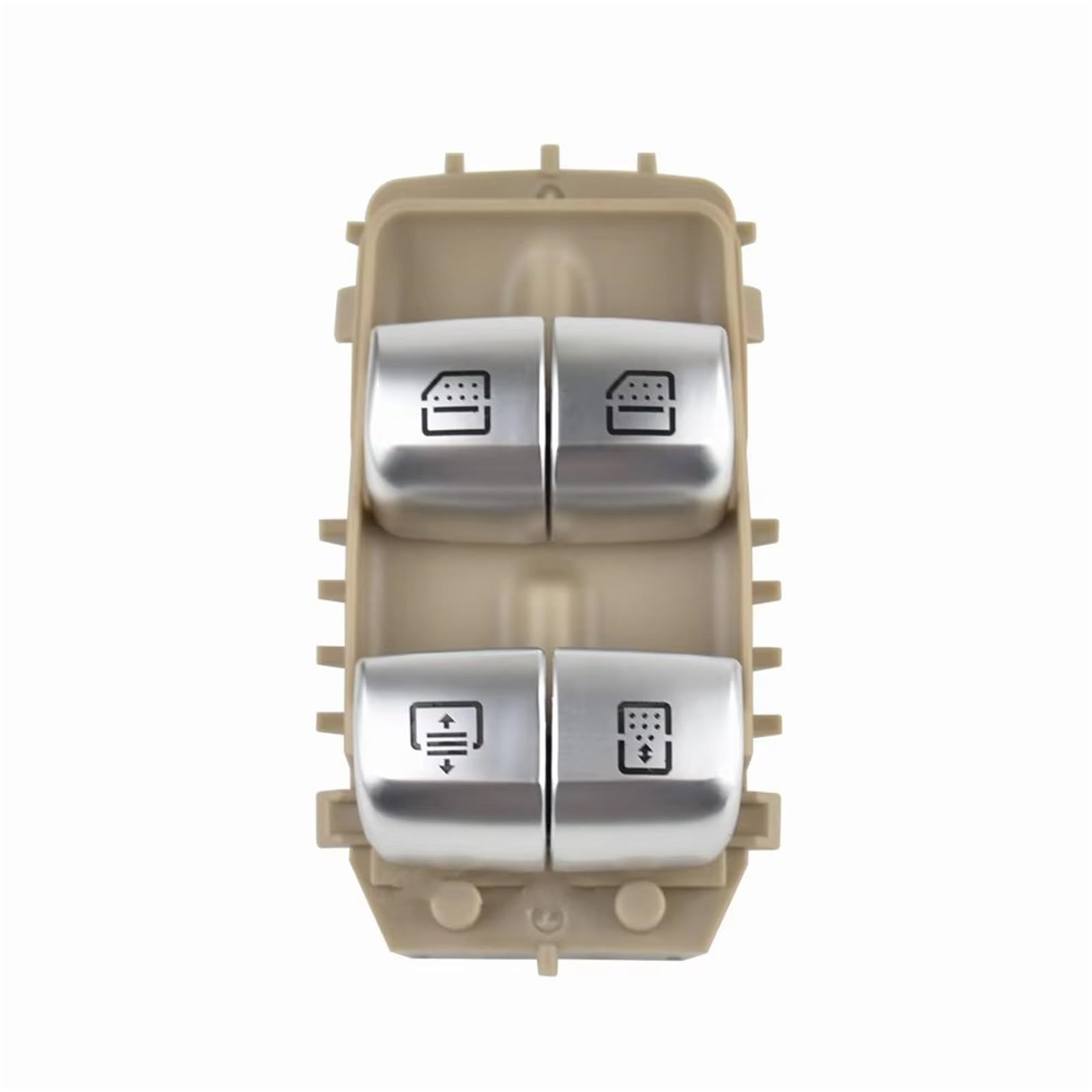 Elektrischer Fensterheberregler Power Fenster Control Schalter Regler Taste Braun Schwarz Beige Für Benz W222 S550e S600 S63 A2229059808 Elektrische Schalter Fensterheber(Beige) von Ksjosji