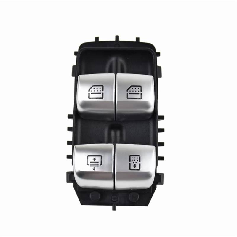 Elektrischer Fensterheberregler Power Fenster Control Schalter Regler Taste Braun Schwarz Beige Für Benz W222 S550e S600 S63 A2229059808 Elektrische Schalter Fensterheber(Black) von Ksjosji