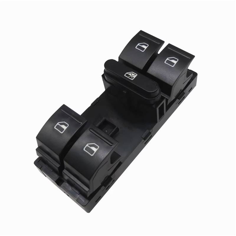 Elektrischer Fensterheberregler Vier Taste Master Fenster Schalter 1K4959857B 1K 4 959 857B Für Jetta Für Golf Plus Für Passat B6 Für Tiguan für GTI 2003-2011 Elektrische Schalter Fensterheber von Ksjosji