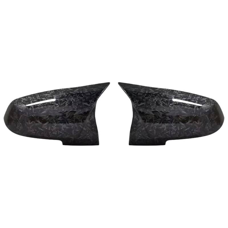 Spiegel Abdeckung Shell Ersatz 2 stück Rückspiegel Abdeckung Kappe Carbon Schwarz Für Serie 1 2 3 4 XM 220i 328i 420i F20 F21 F22 F23 f30 F32 F33 F36 Für X1 Gehäuse Rückspiegels(Forged Carbon Look) von Ksjosji