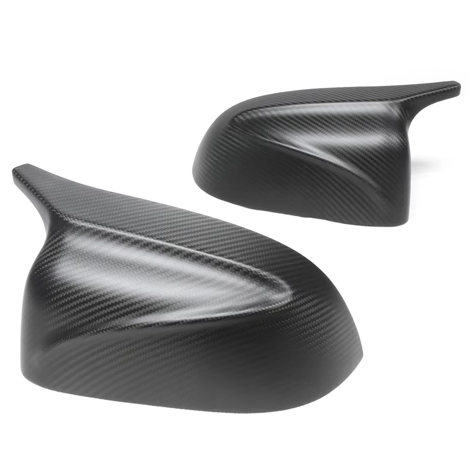 Spiegel Abdeckung Shell Ersatz Für X3 G01 Für X4 G02 Für X5 G05 Carbon Fiber Rearview Dry Carbon Fiber Seitenspiegel Abdeckkappen M Look Ersatz 2018 - UP Gehäuse Rückspiegels(Matt Carbon) von Ksjosji