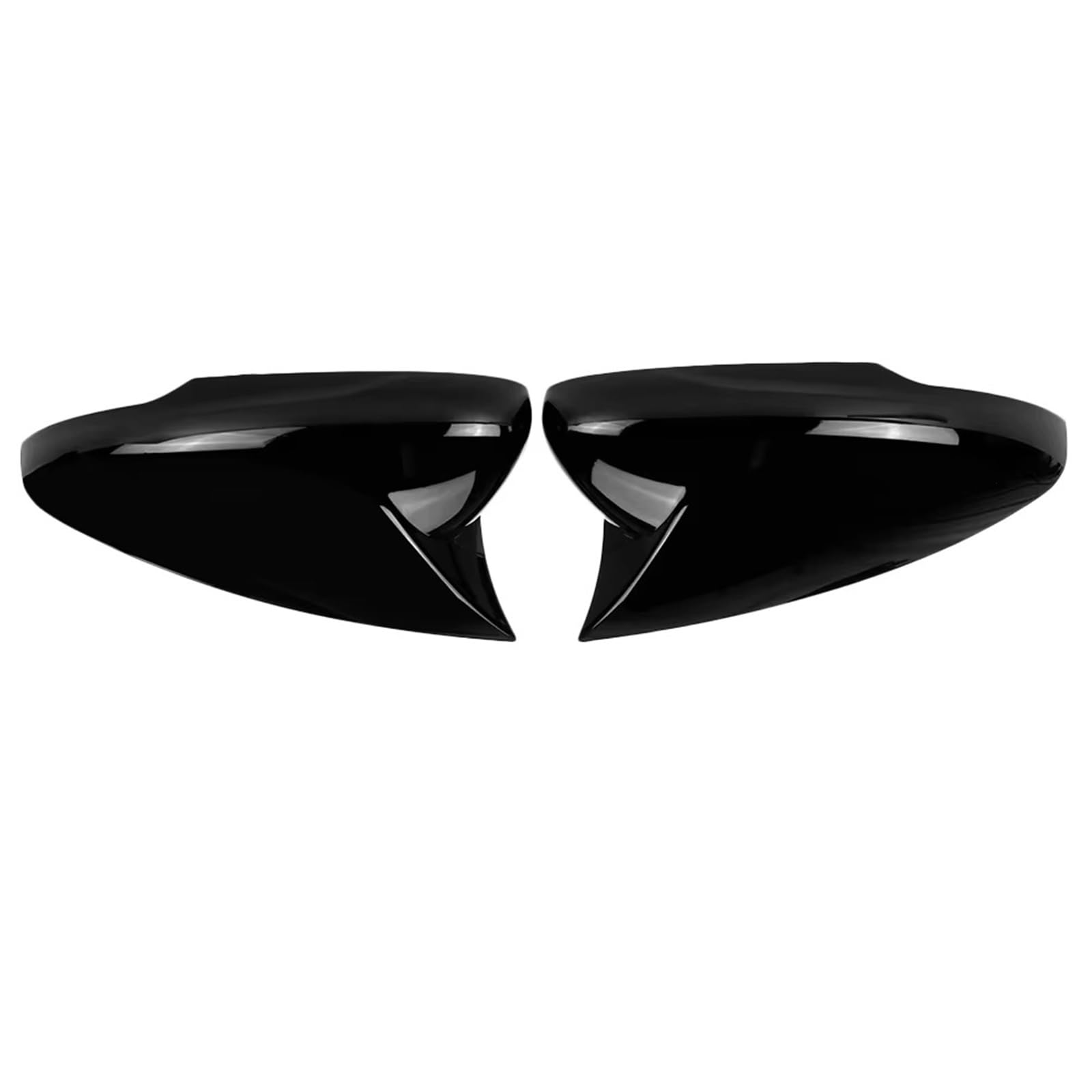 Spiegel Abdeckung Shell Ersatz Rückspiegelabdeckungen mit doppelseitigem Klebeband passend für Ford für Mustang Mach E 2021–2022, Carbonfaserschwarz/glänzend schwarz Gehäuse Rückspiegels(Glossy Black) Spiegel Abdeckung Shell Ersatz Rückspiegelabdeckungen mit doppelseitigem Klebeband passend für Ford für Mustang Mach E 2021–2022, Carbonfaserschwarz/glänzend schwarz Gehäuse Rückspiegels(Glossy Black) von Ksjosji