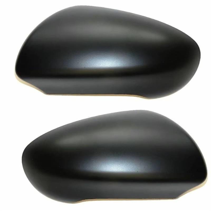 Spiegel Abdeckung Shell Ersatz Seitentür-Rückspiegelabdeckung, Zierleisten für Auto für Nissan Qashqai 2007-2014, Flügelspiegelkappen, Ersatzteile Gehäuse Rückspiegels(Black) von Ksjosji