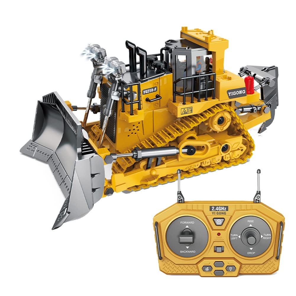 Kueohse 1:24 2,4 GHz 9 KanäLe Fernbedienung Traktor Spielzeug Bulldozer RC Aluminiumlegierung Technik Traktor Spielzeug für Kinder Stil B Kueohse 1:24 2,4 GHz 9 KanäLe Fernbedienung Traktor Spielzeug Bulldozer RC Aluminiumlegierung Technik Traktor Spielzeug für Kinder Stil B von Kueohse