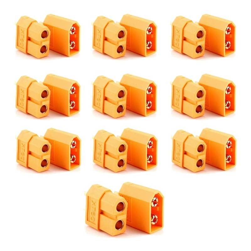 Kueohse 10 Paar XT60 XT-60 Stecker Buchse Stecker T-Stecker für RC-Batterie Rc Drone Flugzeug AutozubehöR von Kueohse