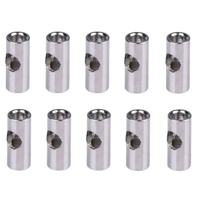 Kueohse 10 StüCke Motor Achse 3,17 Mm auf 5 Mm Welle Adapter HüLse für RC Modell Auto Boots Flugzeug 3650 550 540 Motor von Kueohse