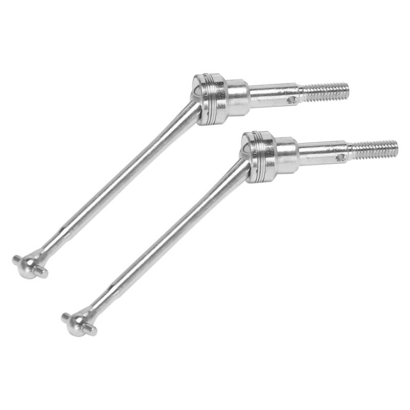 Kueohse 2 StüCke Metall Vordere Antriebswelle CVD 0090 für 12428 12423 1/12 RC Auto Crawler Kurzen Kurs Upgrade Teile von Kueohse