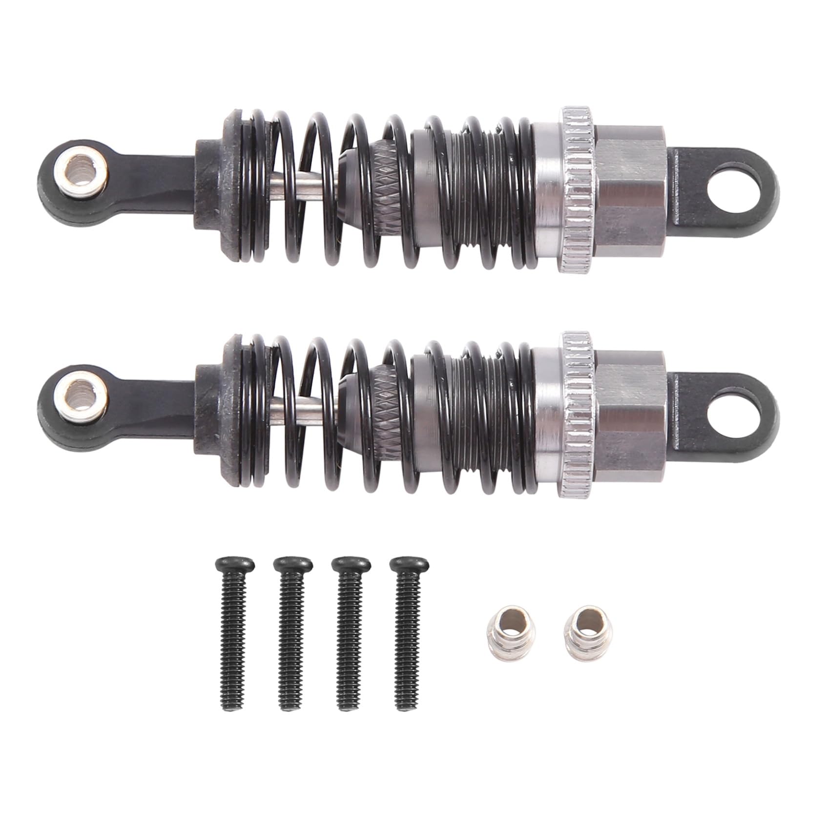 Kueohse 2 StüCke öL Einstellbare 65Mm StoßDäMpfer DäMpfer für Rc Auto 1/18 A959 A969 A979 K929, Titanium Kueohse 2 StüCke öL Einstellbare 65Mm StoßDäMpfer DäMpfer für Rc Auto 1/18 A959 A969 A979 K929, Titanium von Kueohse