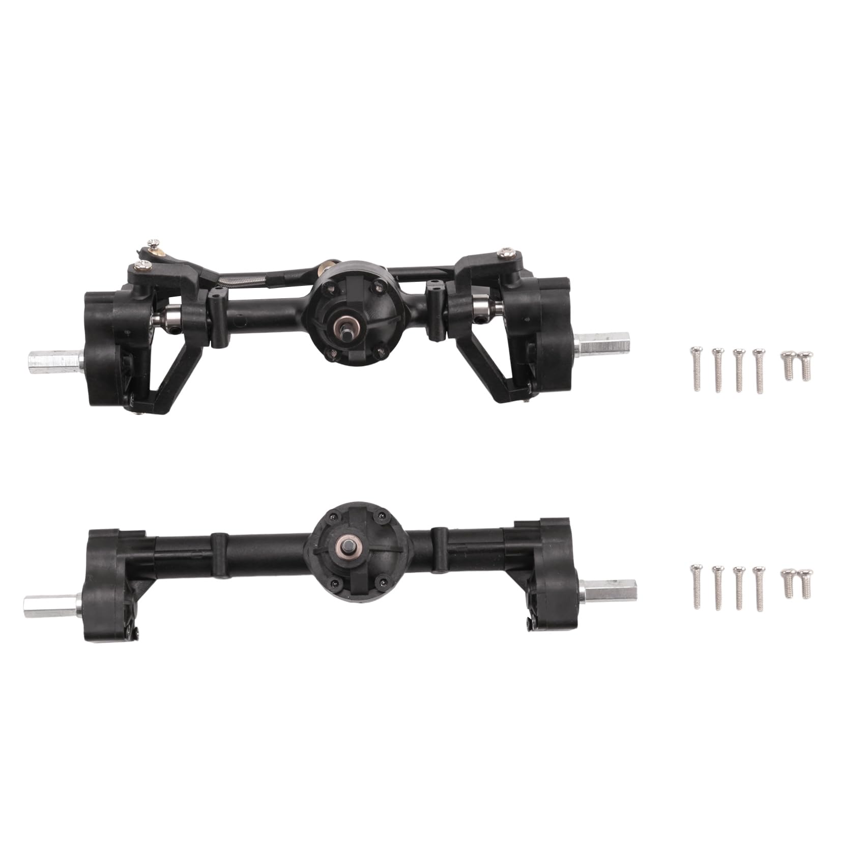 Kueohse 2 Stücke Vordere und Hintere Portal Achse für C14 C24 C24-1 C34 C44 B14 B24 1/16 Rc Auto Upgrade Teile von Kueohse