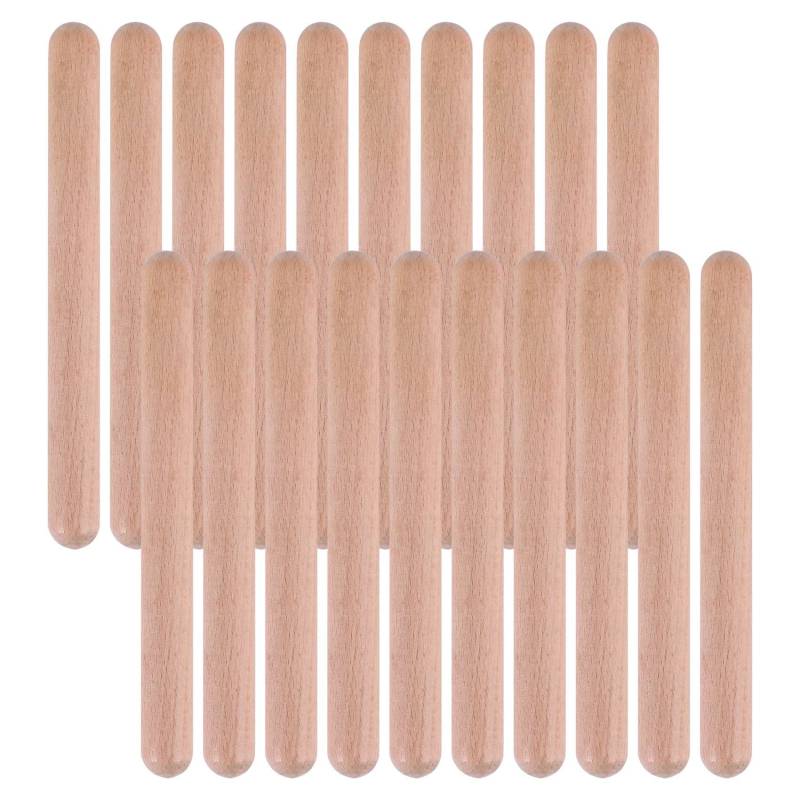 Kueohse 20 StüCke 8 Kinder Rhythmus StöCke, Musik StöCke, Klassische Holzklaven, Musikalische Schlaginstrumente, Musik StöCke von Kueohse