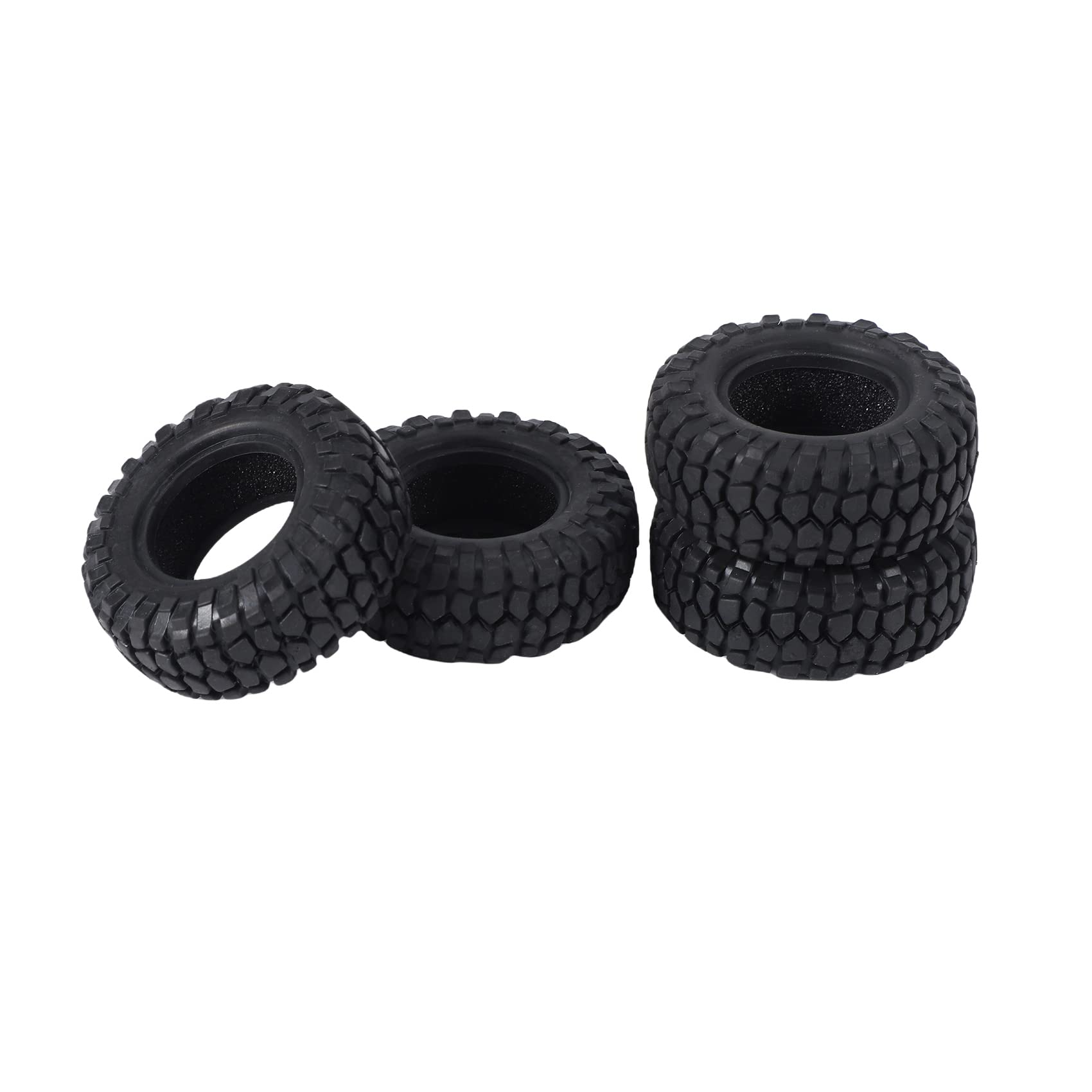 Kueohse 4 STÜCK 48Mm 1.0 Weich Gummi Rad Reifen Reifen für 1/24 RC Crawler Auto Axial SCX24 90081 AXI00002 Upgrade Teile Kueohse 4 STÜCK 48Mm 1.0 Weich Gummi Rad Reifen Reifen für 1/24 RC Crawler Auto Axial SCX24 90081 AXI00002 Upgrade Teile von Kueohse