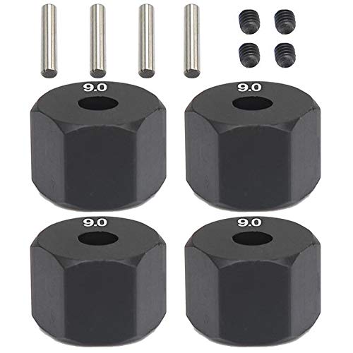 Kueohse 4 StüCk 12MM Rad Sechskant Nabe Dicke für 1/10 RC Crawler Axial SCX10 Traxxax Trx4 MST RC Auto Teil, 9Mm Kueohse 4 StüCk 12MM Rad Sechskant Nabe Dicke für 1/10 RC Crawler Axial SCX10 Traxxax Trx4 MST RC Auto Teil, 9Mm von Kueohse