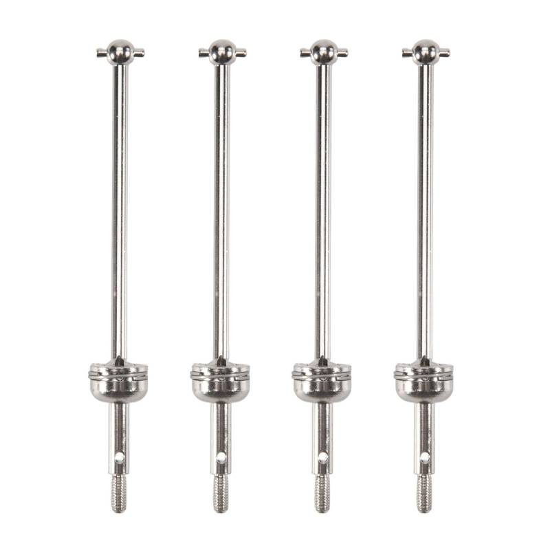 Kueohse 4 StüCk Metall Antriebs Welle für 144001 1/14 4WD RC Auto Fahrzeug Modelle Teile 144001-1315 Vorderrad Antriebs Welle von Kueohse