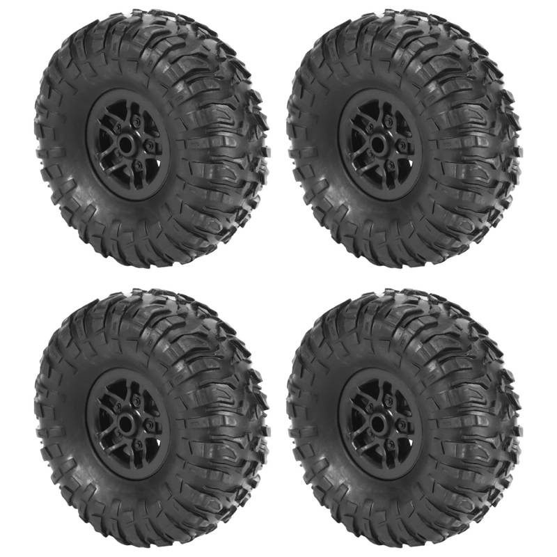 Kueohse 4 StüCk RC Auto Reifen Reifen Rad Upgrades ZubehöR für MN D90 D91 D96 D99 MN90 MN99S 1/12 RC Auto Teile von Kueohse