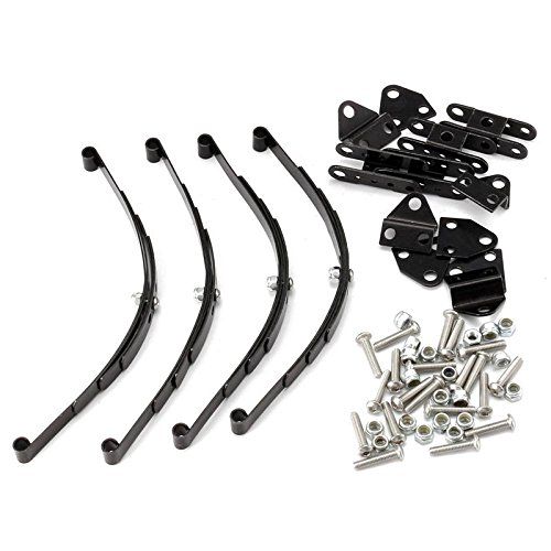 Kueohse 4 StüCke 1/10 Blatt Federn Set HighLift Chassis für 1/10 D90 RC Crawler Auto Teile Schwarz Kueohse 4 StüCke 1/10 Blatt Federn Set HighLift Chassis für 1/10 D90 RC Crawler Auto Teile Schwarz von Kueohse
