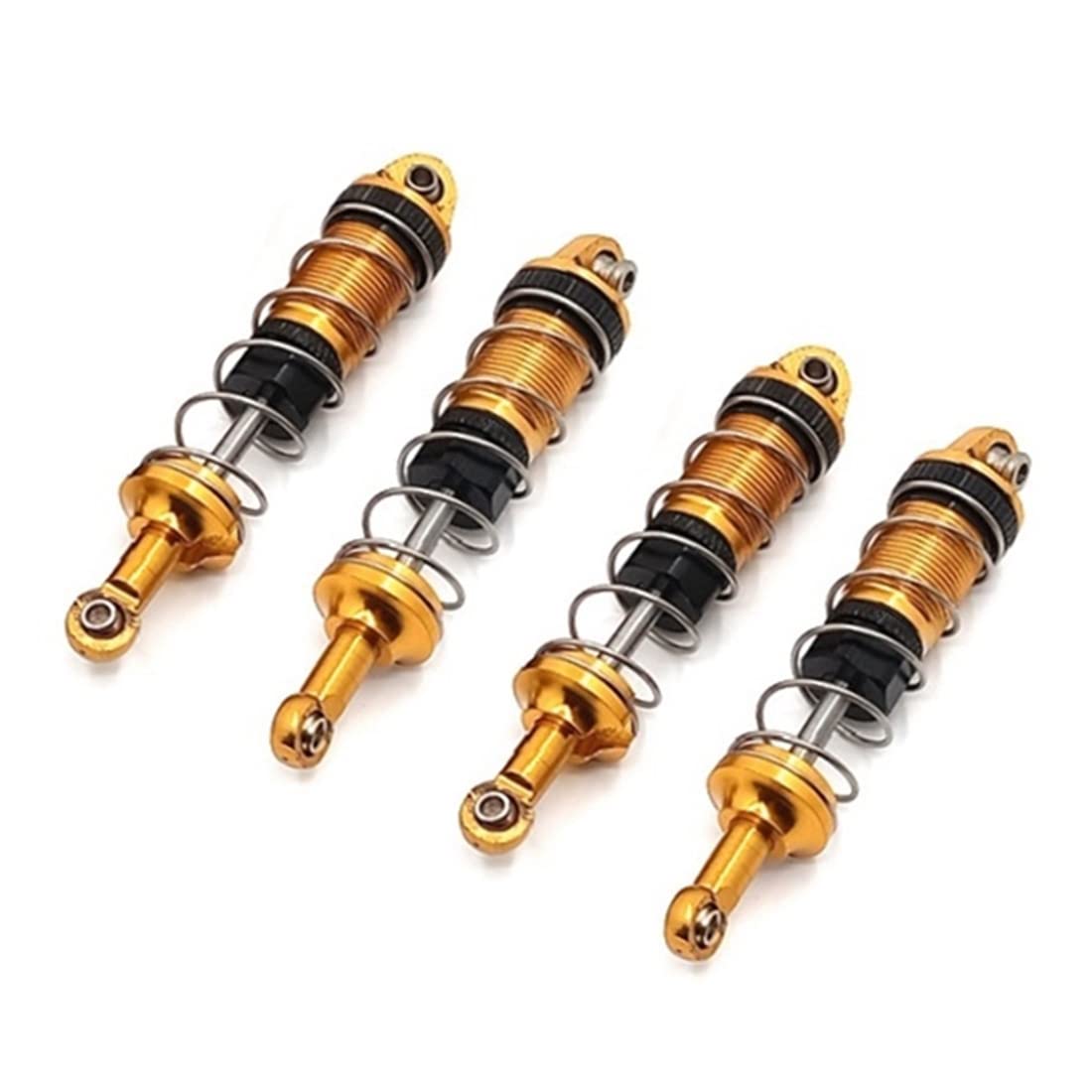 Kueohse 4 StüCke Metall StoßDäMpfer DäMpfer für SCY 16101 16102 16103 1/16 RC Auto Upgrades Teile ZubehöR,Gelb Kueohse 4 StüCke Metall StoßDäMpfer DäMpfer für SCY 16101 16102 16103 1/16 RC Auto Upgrades Teile ZubehöR,Gelb von Kueohse
