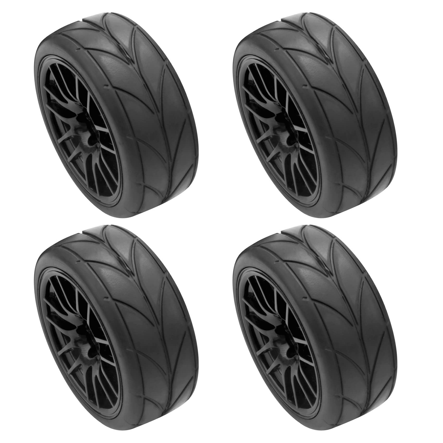 Kueohse 4 Stuecke 1/10 Gummi Reifen Rc Renn Wagen Reifen Auf Renn Rad Felge Fit Fuer 9068-6081 Rc Auto Teil Kueohse 4 Stuecke 1/10 Gummi Reifen Rc Renn Wagen Reifen Auf Renn Rad Felge Fit Fuer 9068-6081 Rc Auto Teil von Kueohse