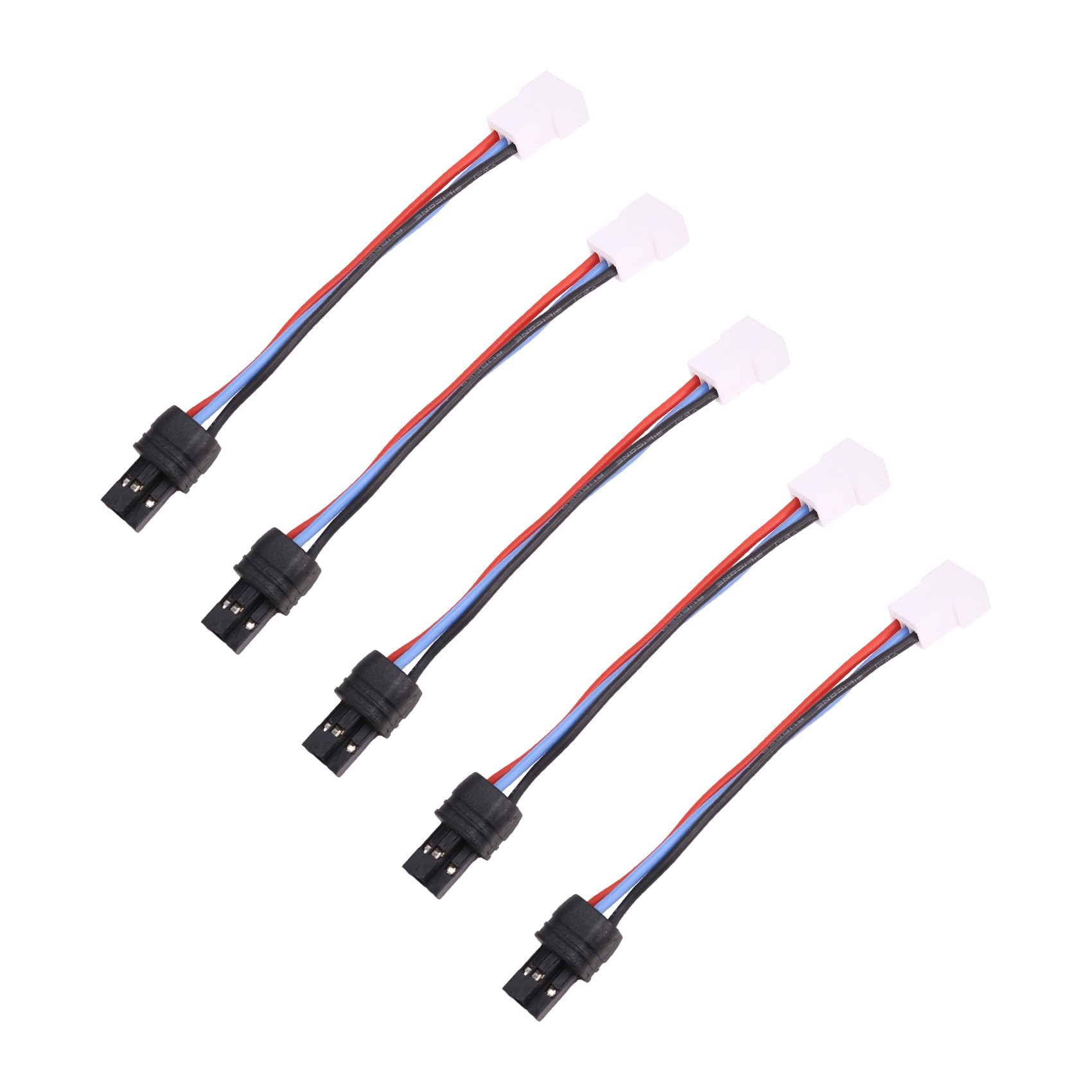 Kueohse 5 Stück -4M-Konvertierungskabel für -4M-Akkus, Handelsübliche Ladegeräte und Andere Modelle, Akkubuchse auf Ph2.0 3p-Stecker Kueohse 5 Stück -4M-Konvertierungskabel für -4M-Akkus, Handelsübliche Ladegeräte und Andere Modelle, Akkubuchse auf Ph2.0 3p-Stecker von Kueohse