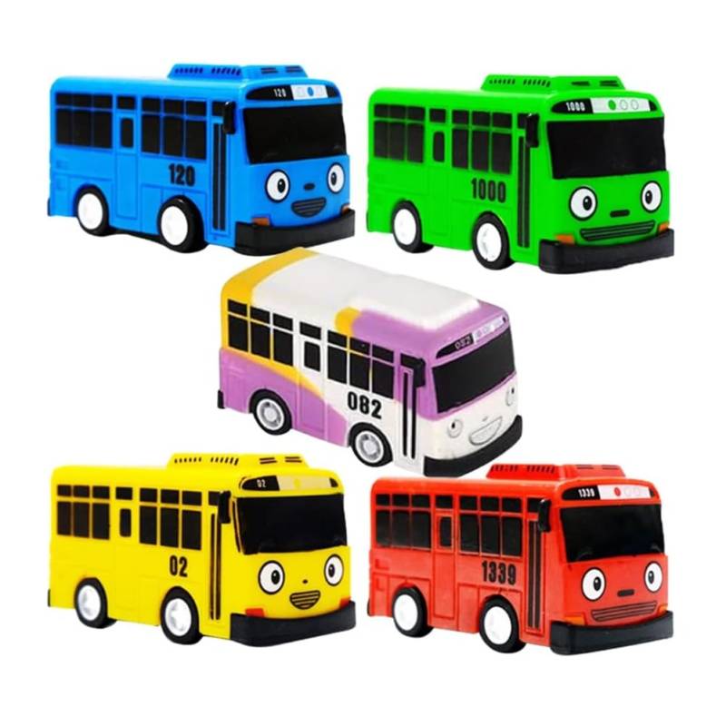 Kueohse 5-Teiliges Mini-Bus-Spielzeugauto für, und Kinder, Geburtstagsgeschenk von Kueohse