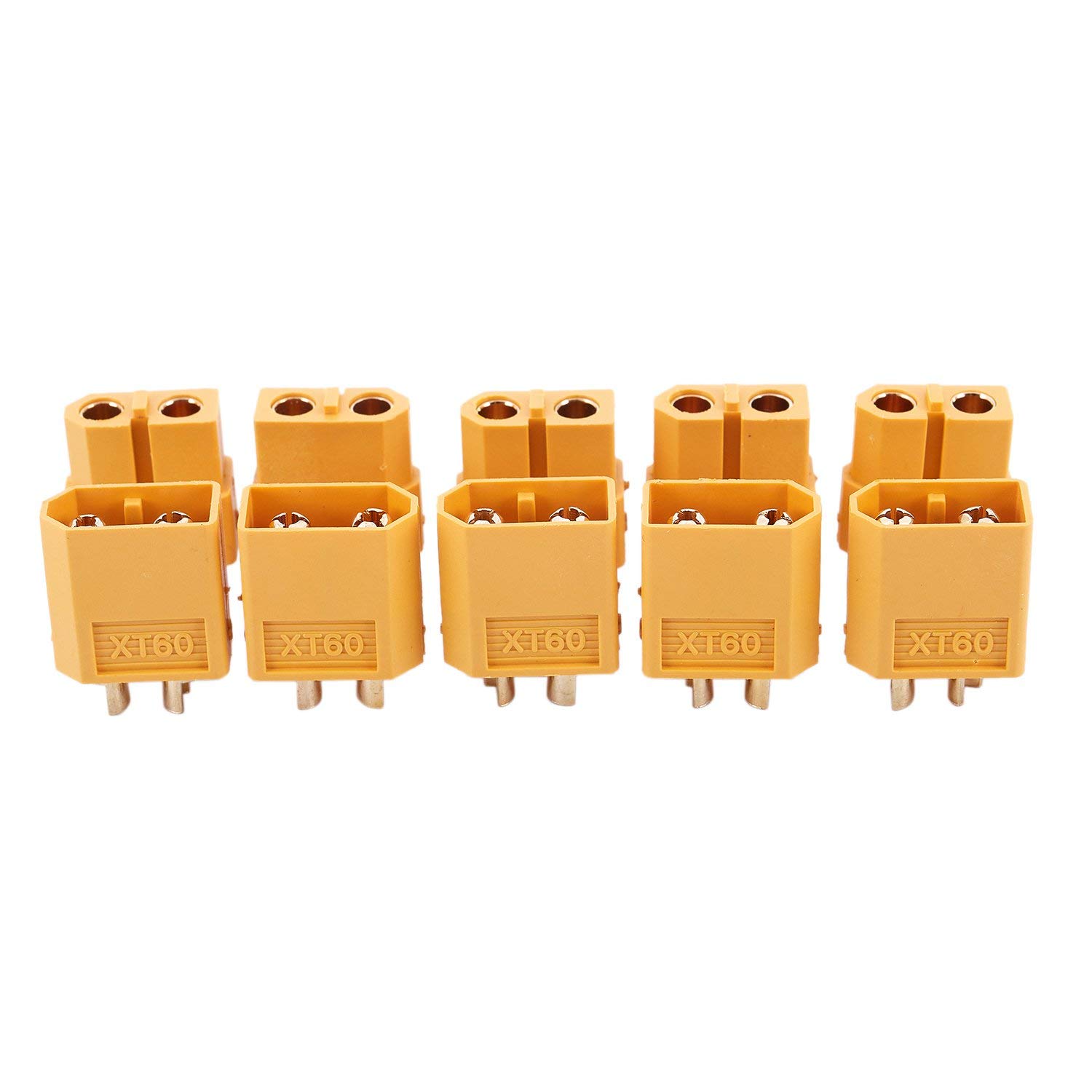 Kueohse 5 X Paar RC XT60 Stecker und Buchse PAAR Batterieanschluss + WäRmeschrumpfung Kueohse 5 X Paar RC XT60 Stecker und Buchse PAAR Batterieanschluss + WäRmeschrumpfung von Kueohse