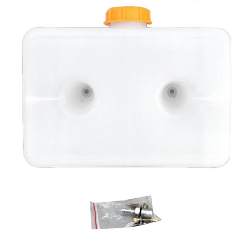 Kueohse 5L Kunststoff-Luftstandheizung Kraftstofftank 2-Loch-Ölspeicher & Gelb für Auto Wohnmobil Kraftstofftank von Kueohse