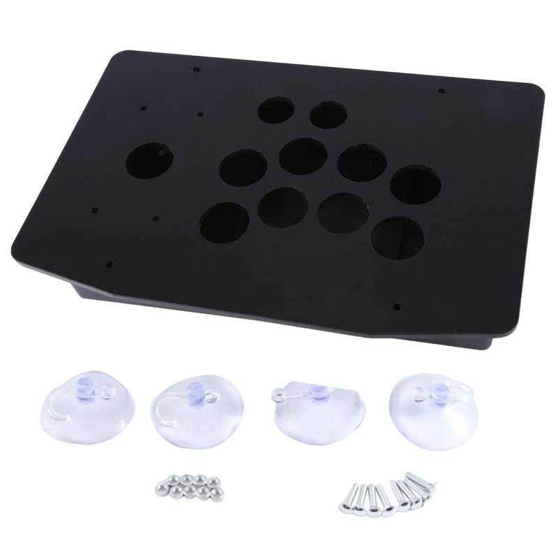 Kueohse Arcade-Joystick-Acryl-Panel-Gehäuse für Arcade-Spielautomaten, DIY, Kann Installiert Werden, Joystick-Taste für Retro-Videospiel, Langlebig von Kueohse
