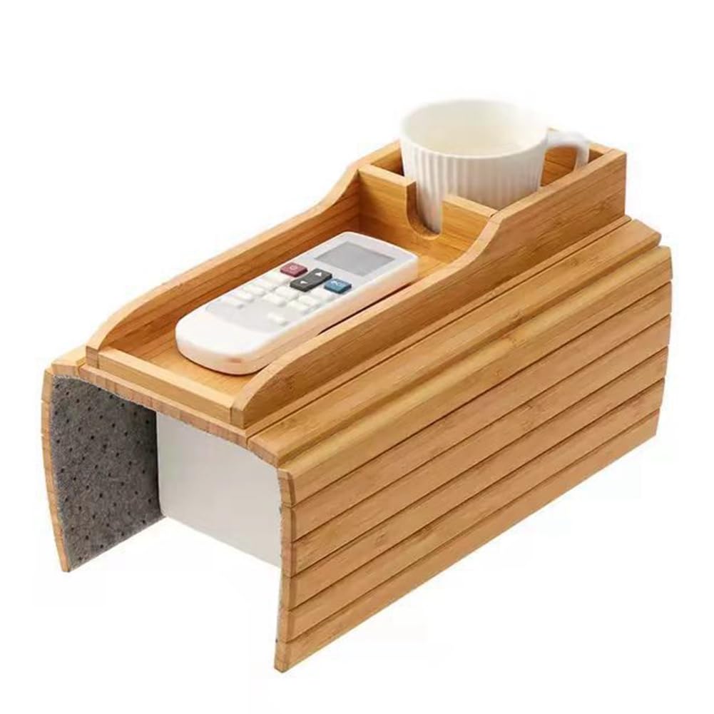 Kueohse Becherhalter für die Couch, Getränkehalter für die Couch, Getränkehalter für die Armlehne Aus Natürlichem Bambus für Sofas, Tragbarer Couch-Armtabletttisch, Einfach zu Verwenden Kueohse Becherhalter für die Couch, Getränkehalter für die Couch, Getränkehalter für die Armlehne Aus Natürlichem Bambus für Sofas, Tragbarer Couch-Armtabletttisch, Einfach zu Verwenden von Kueohse