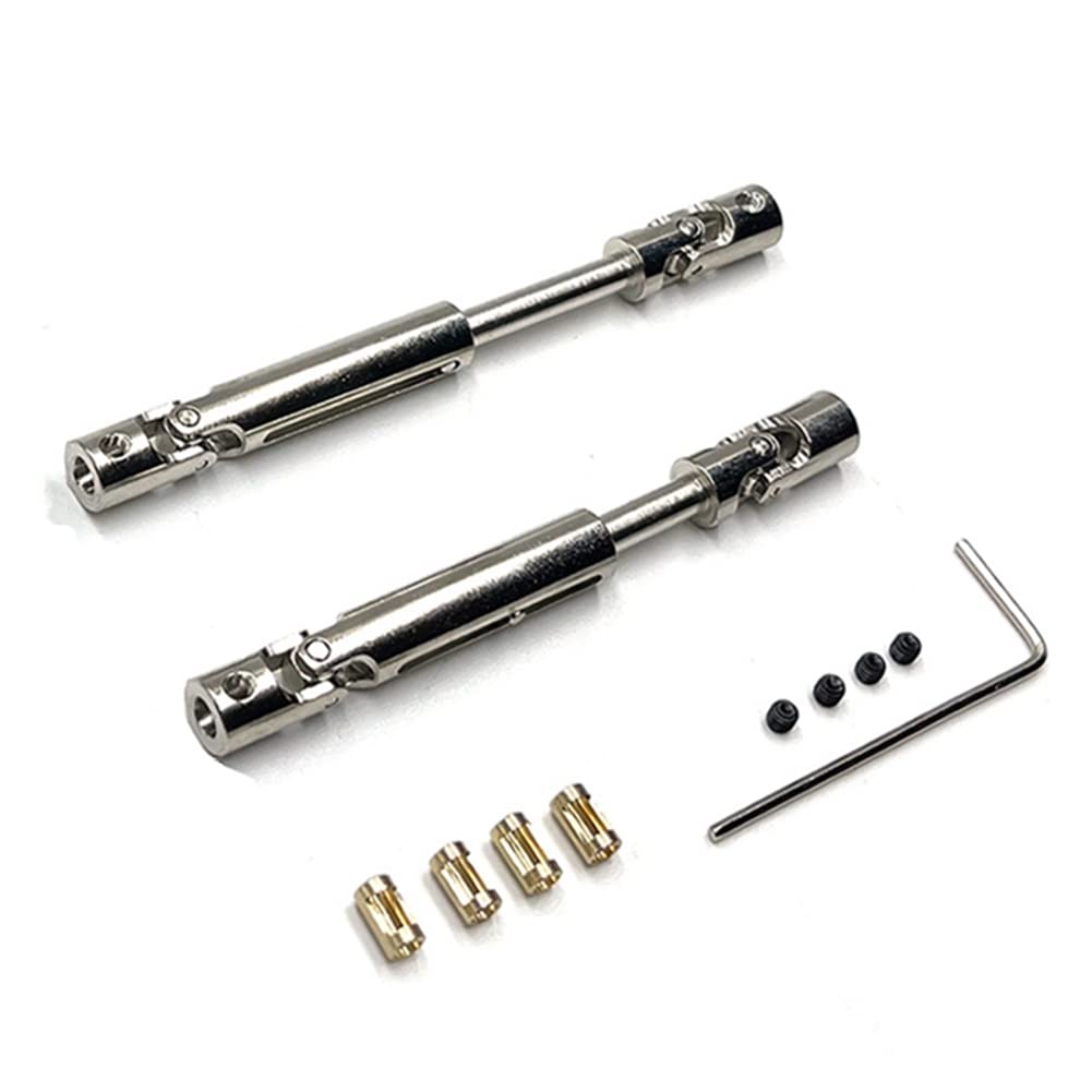 Kueohse MN78 CVD-Antriebswelle Aus Metall mit 3 Mm Bis 4 Mm WellenhüLse für MN78 MN-78 MN 78 1/12 RC Car Upgrade Parts Kueohse MN78 CVD-Antriebswelle Aus Metall mit 3 Mm Bis 4 Mm WellenhüLse für MN78 MN-78 MN 78 1/12 RC Car Upgrade Parts von Kueohse
