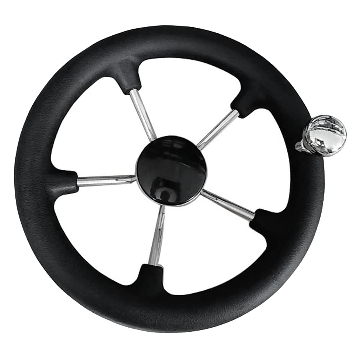 Kueohse Marine 11 Edelstahl 5-Speichen-Lenkrad Hochleistungs-Marine-Boot Marine-Ersatzteile Passend für Marine-Yacht Kueohse Marine 11 Edelstahl 5-Speichen-Lenkrad Hochleistungs-Marine-Boot Marine-Ersatzteile Passend für Marine-Yacht von Kueohse