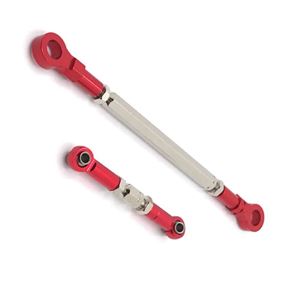 Kueohse Metall Lenkung Stange Servo VerknüPfung Stange für HB Toys ZP1001 ZP1002 ZP1003 ZP1004 1/10 RC Crawler Auto Upgrade Teile,Rot Kueohse Metall Lenkung Stange Servo VerknüPfung Stange für HB Toys ZP1001 ZP1002 ZP1003 ZP1004 1/10 RC Crawler Auto Upgrade Teile,Rot von Kueohse