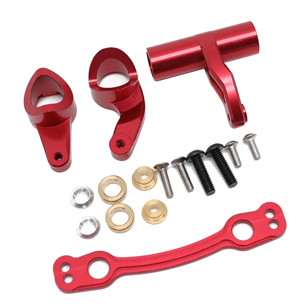 Kueohse Metall Lenkungs Umlenkhebel Satz für ARRMA 1/8 KRATON 6S Outcast Senton Talion RC Auto Teile,Rot Kueohse Metall Lenkungs Umlenkhebel Satz für ARRMA 1/8 KRATON 6S Outcast Senton Talion RC Auto Teile,Rot von Kueohse