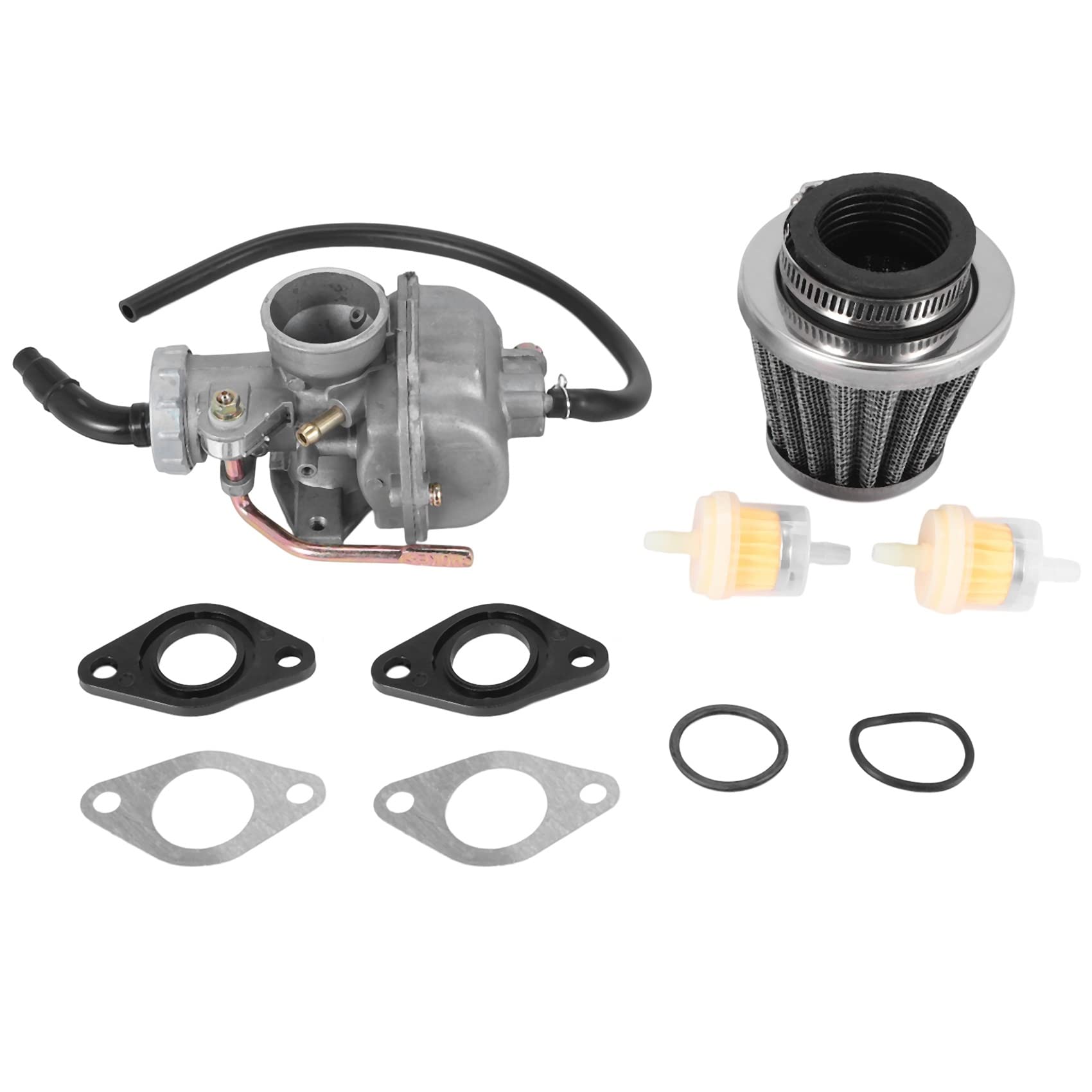 Kueohse PZ20 Vergaser für 50Cc 70Cc 90Cc 110Cc 125Cc 4 Takt Motor ATV UTVs CRF50F CRF80F XR50R mit Luft Kraftstoff Filter Kueohse PZ20 Vergaser für 50Cc 70Cc 90Cc 110Cc 125Cc 4 Takt Motor ATV UTVs CRF50F CRF80F XR50R mit Luft Kraftstoff Filter von Kueohse
