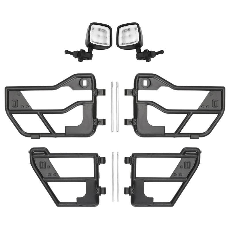 Kueohse RC Auto Kunststoff Rohr TüRen & RüCk für 1:10 RC Crawler Auto Axial SCX10 90046 für Hart Karosserie von Kueohse