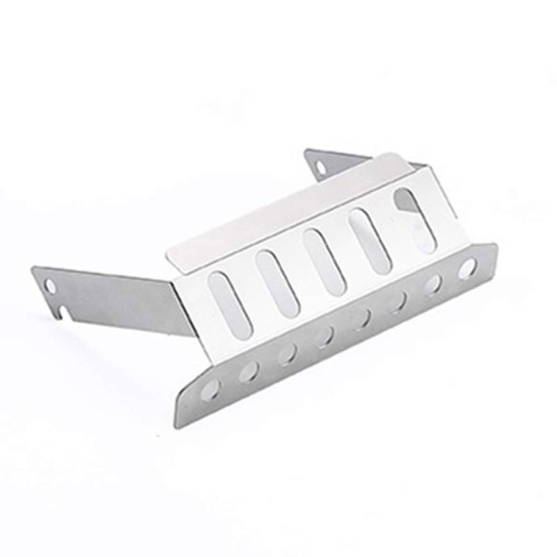 Kueohse Rostfreier Stahl Chassis Panzerung Front Schutz Platte für MN D90 D99 MN99S 1/12 RC Auto Upgrade Teile von Kueohse