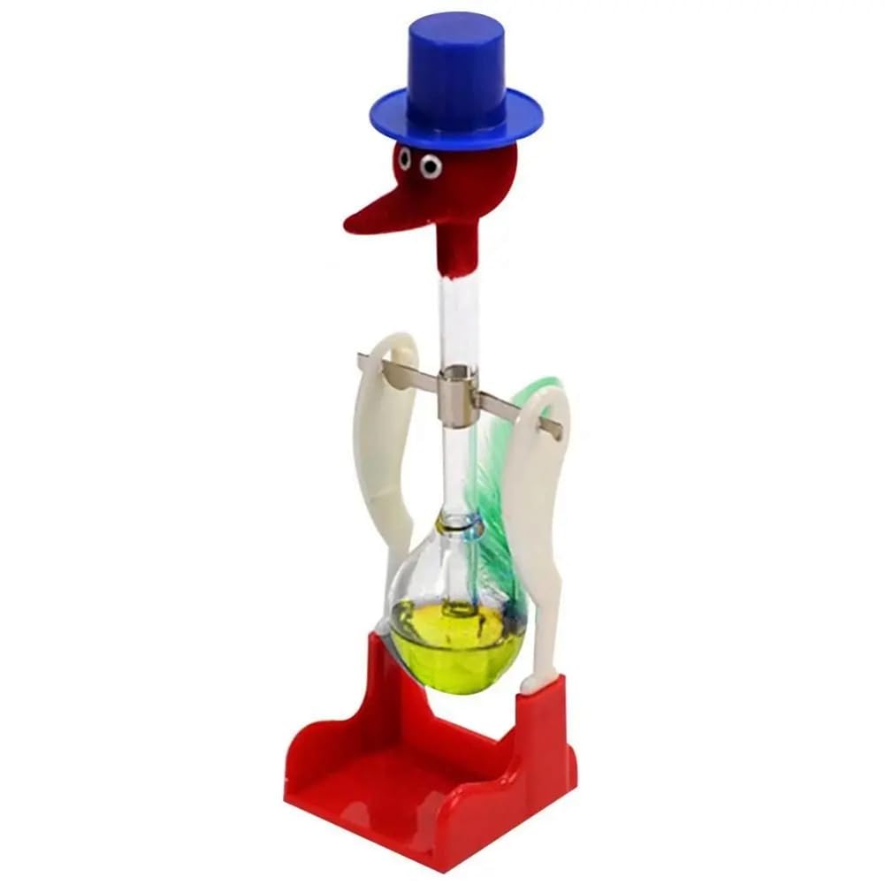 Kueohse Transparenter Trinkvogel mit Flüssigem Motion Balance Trinkwasservogel Non-Stop-Lernspielzeug für Kinder,D Kueohse Transparenter Trinkvogel mit Flüssigem Motion Balance Trinkwasservogel Non-Stop-Lernspielzeug für Kinder,D von Kueohse