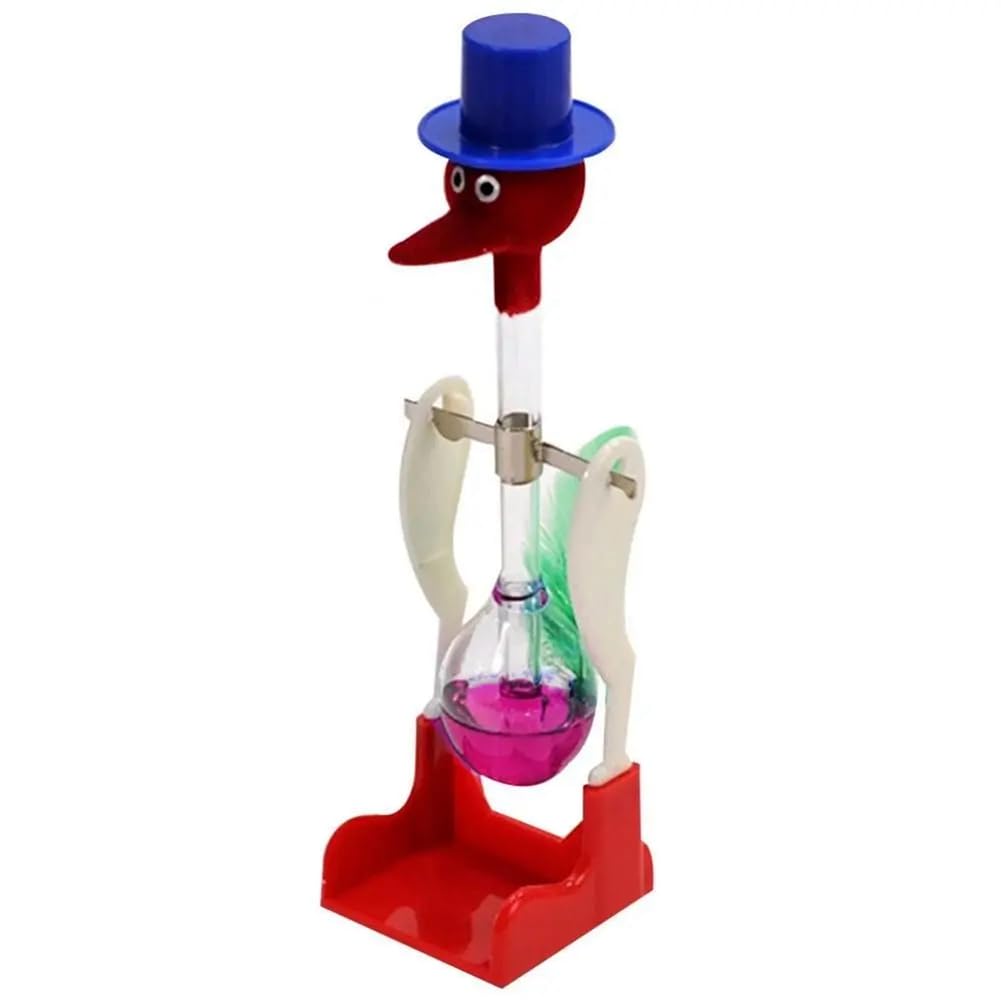 Kueohse Transparenter Trinkvogel mit Flüssigem Motion Balance Trinkwasservogel Non-Stop-Lernspielzeug für Kinder,E Kueohse Transparenter Trinkvogel mit Flüssigem Motion Balance Trinkwasservogel Non-Stop-Lernspielzeug für Kinder,E von Kueohse