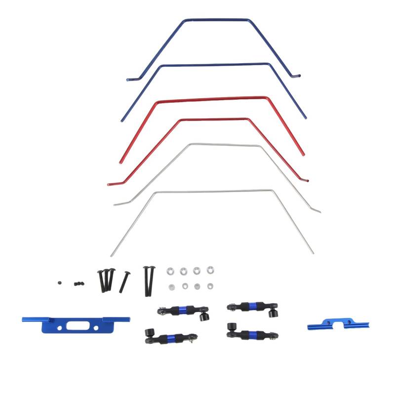 Kueohse Vorne und Hinten Breitstabilisator Stabilisator Satz für Slash 2WD 1/10 RC Auto Upgrade Teile von Kueohse
