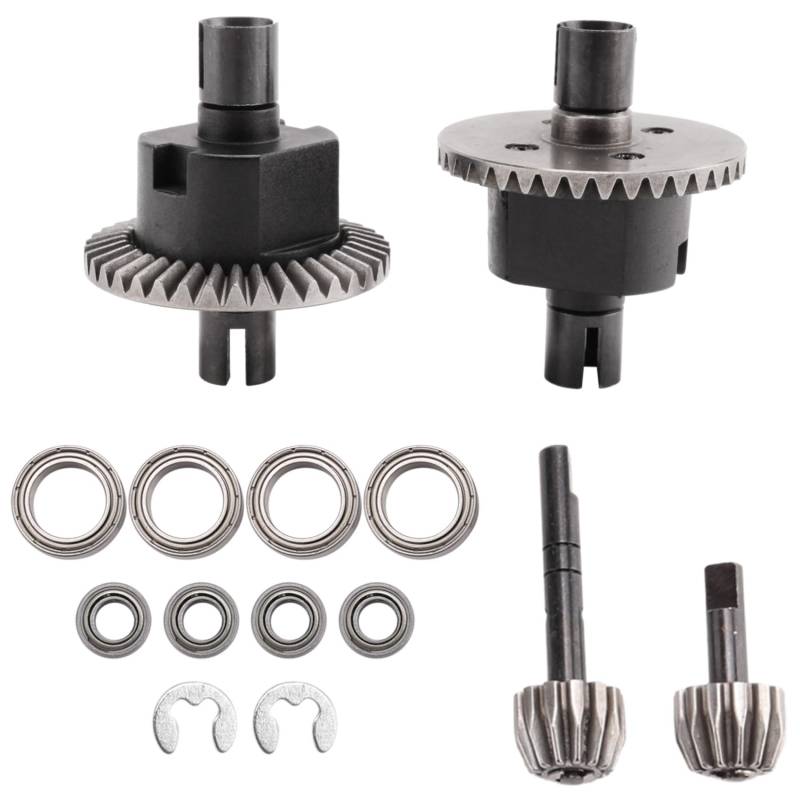 Kueohse Vorne & Hinten Differential und Getriebe Saty für Redcat 94123 94107 94111 94118 94166 1/10 RC Auto Upgrade Teile von Kueohse
