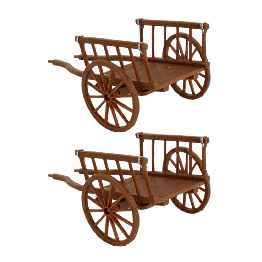 Kueohse Wagenmodell, Miniaturwagen, Feenfiguren, Miniaturrad, Schubkarrenteile für Kleinkinder, Zubehör, Gartenwagen, Miniaturspielzeug Kueohse Wagenmodell, Miniaturwagen, Feenfiguren, Miniaturrad, Schubkarrenteile für Kleinkinder, Zubehör, Gartenwagen, Miniaturspielzeug von Kueohse