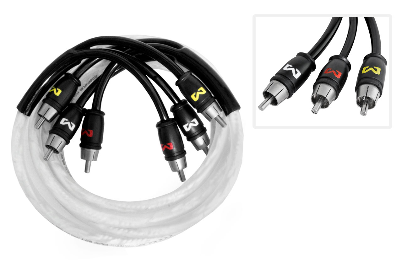 AV-Kabel Ampire 100 cm, 3-Kanal von KUFATEC GmbH & Co. KG
