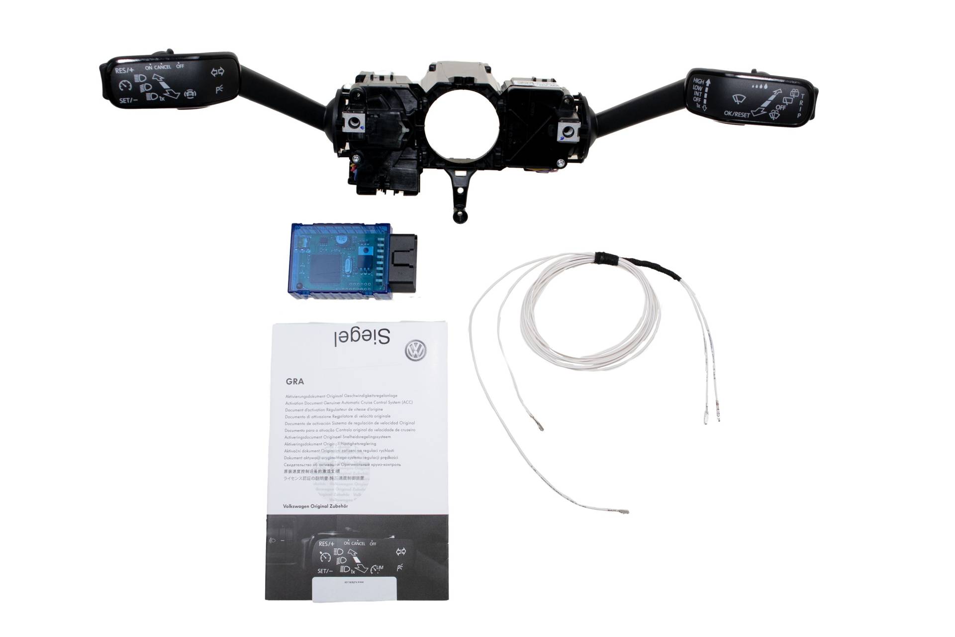 GRA (Tempomat) Komplettset für VW Polo AW1 ohne MFL von KUFATEC GmbH & Co. KG