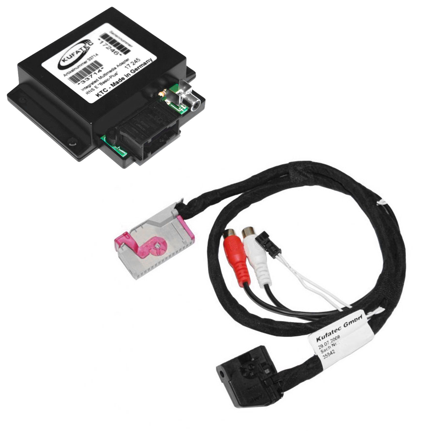 Original Kufatec Multimedia Adapter DVD DVB-T für Navi Radio Audi RNS-E RNSE Original Kufatec Multimedia Adapter DVD DVB-T für Navi Radio Audi RNS-E RNSE von Kufatec